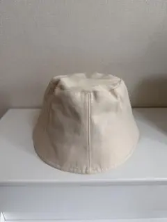 ベージュ コットン バケットハット