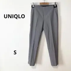 【未使用品】ユニクロ　イージーアンクルパンツ　ブロックチェック　 Sサイズ