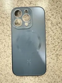 マグセーフ対応ブルーiPhoneケース