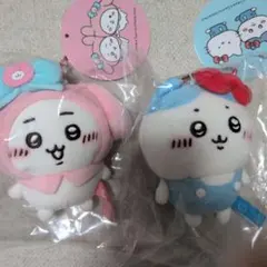 ちいかわ　サンリオ　ぷちミニマスコット　ちいかわ　ハチワレ　2体セット