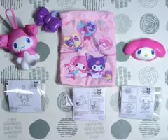 マクドナルド ハッピーセット マイメロ クロミ ３種＆　リング付きポーチ