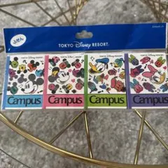 東京ディズニーリゾート 付箋4冊セット