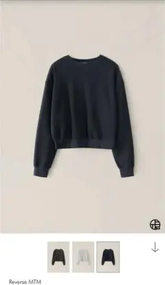 OHOTORO リバースMTM スウェットネイビーのサムネイル