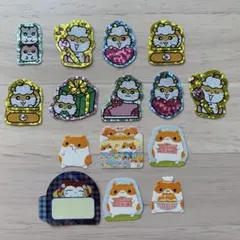 コロコロクリリン ハムちゃん ハム太郎 フレークシール 平成レトロ 15枚セット