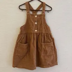 ZARA kids コーデュロイ ジャンバースカート　116センチ