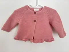 NEXT ピンク カーディガン 3-6ヶ月