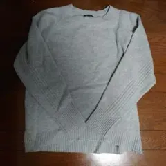 INDIVI 青 長袖セーター 38