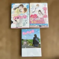 野いちご文庫/スターツ出版　晴虹、小春りん、5つの恋の短編集等3冊セット