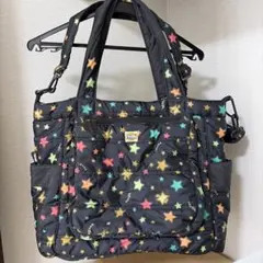 rough トートバッグ　星モモンガ柄のサムネイル