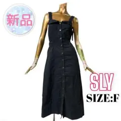 ⭐️A946⭐️ SLY ♥ ギャザー コルセット ジャンパースカート ワンピース