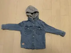 ZARA フード付きデニムジャケット サイズ7