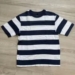 オーバーサイズボーダーTシャツ(5分丈)