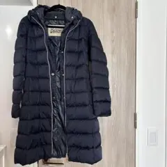 【説明必読】Herno ネイビー フード・インナー付き ロングダウンジャケット