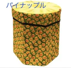 新品★ボックススツール 簡単組み立て 丸太＆パイナップル　椅子、収納ボクスのサムネイル