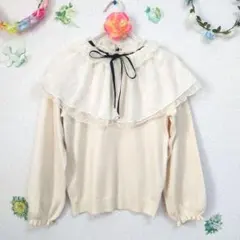 アクシーズファム　リボンつきニット