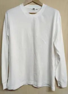 ユニクロ　エアリズムコットンクルーネックTシャツ　XL　ホワイト
