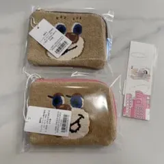 【新品未開封】ドアップテディ L字ポーチ 2個セット