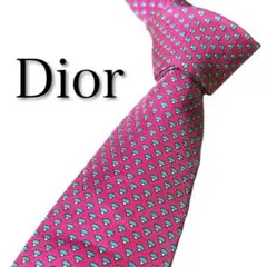 【美品】 Dior ディオール ネクタイ パープル 総柄