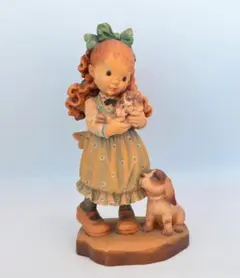 速達　アンリ　ANRI　サラケイ　木彫り人形　イタリア　高さ18ｃｍ　限定品 速達 アンリ ANRI サラケイ 木彫り人形 イタリア 高さ18cm 限定品