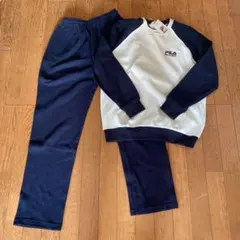 フィラ　FILA  スウェット　上下セット　新品　Lサイズ　白×紺