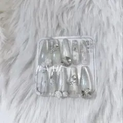 ネイルチップ ちゅるん ワンホン スナ系 フレンチガーリー ギャル マグネット