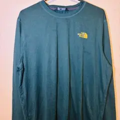 ノースフェイス フラッシュドライ 緑 XL ロンT カットソー