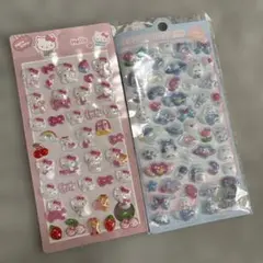 ハローキティ ボンボンドロップシールセット 2シート