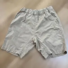 無印良品 キッズ ハーフパンツ ベージュ 120cm