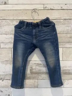 ブリーズ　裏起毛パンツ　デニム　90cm breeze 秋冬
