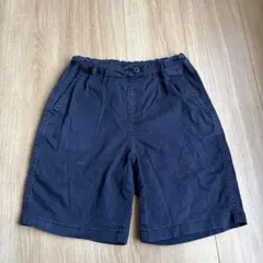 最終値引き　UNIQLO ネイビー ハーフパンツ 130