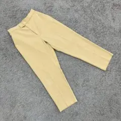 Dolce ドルチェ✨テーパードパンツ センタープレスパンツイエロー 黄 Ｍのサムネイル
