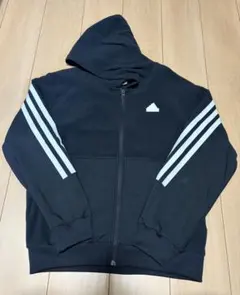 adidas フード付きフリースパーカー