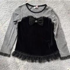 メゾピアノ ベロア生地 トップス フォーマル