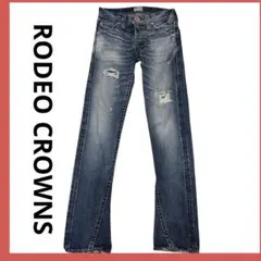 RODEO CROWNS ロデオクラウンズ　ダメージ　デニム　ジーンズ