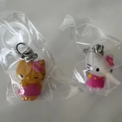 ハローキティ めじるしアクセサリー　日焼け　ピンク2個セット