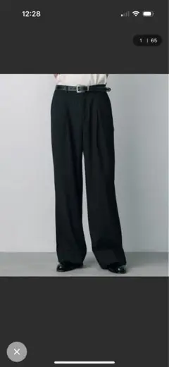【LURAKU】One tuck straight slacks ルラク