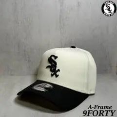 【海外限定】 ホワイトソックス 9FORTY サイドパッチ キャップ ①