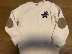 ダブルＢ　リブ編みトレーナー 120