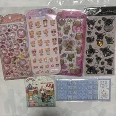 【正規品】サンリオキャラクターズ　シール6点セット　日焼けキティ