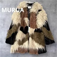 最終価格　新品　MURUA ムルーア フェイクファー コート Sサイズ