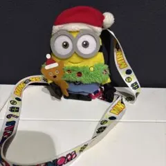 ミニオン　USJポーチ クリスマス
