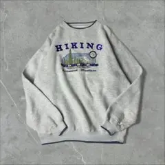 DZ SPORTSWEAR HIKING 山 刺繍 アパラチアン スウェット L
