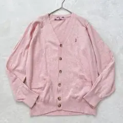 EASTBOY ピンク　桜女神　綿カーディガン　M 定番　大人気