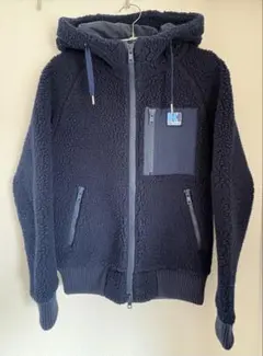【美品】ヘリーハンセン　ネイビー フリースジャケット レディース　Lサイズ