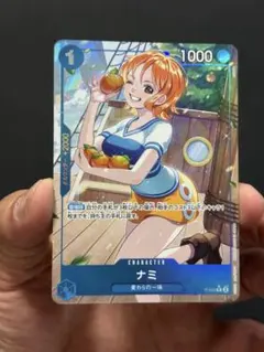 美品 ワンピース カード ナミ パラレル プロモ フルアート p 053