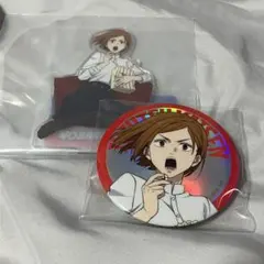 呪術廻戦　セガラッキーくじ　釘崎野薔薇　アクスタ　缶バッジ