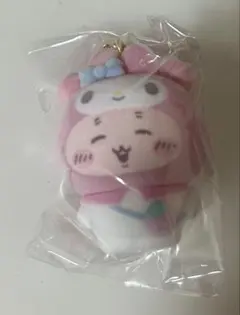 ちいかわ サンリオ シークレットフロッキーマスコットチャーム 古本屋 マイメロ