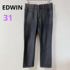 【エドウィン】EDWIN カジュアルパンツ　ブラックグレー デニム 31