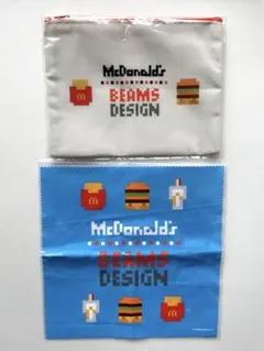 マクドナルド　福袋　ビームスコラボ　ポーチ　クリーナークロス　未開封