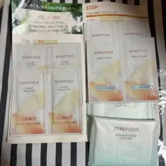 BENEFIQUE トライアルセット　乳液4 ふきとり化粧液4 コットン2